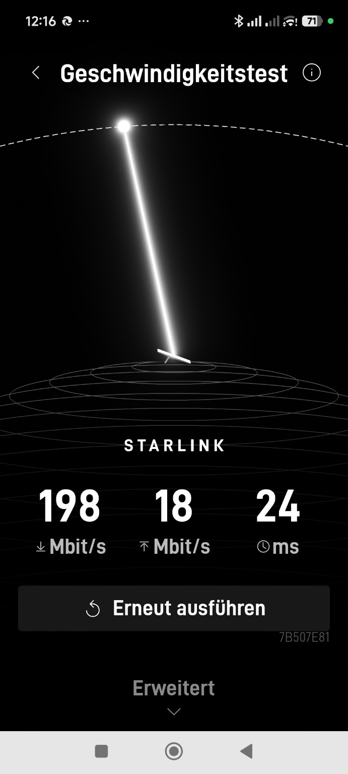 Starlink Speedtest